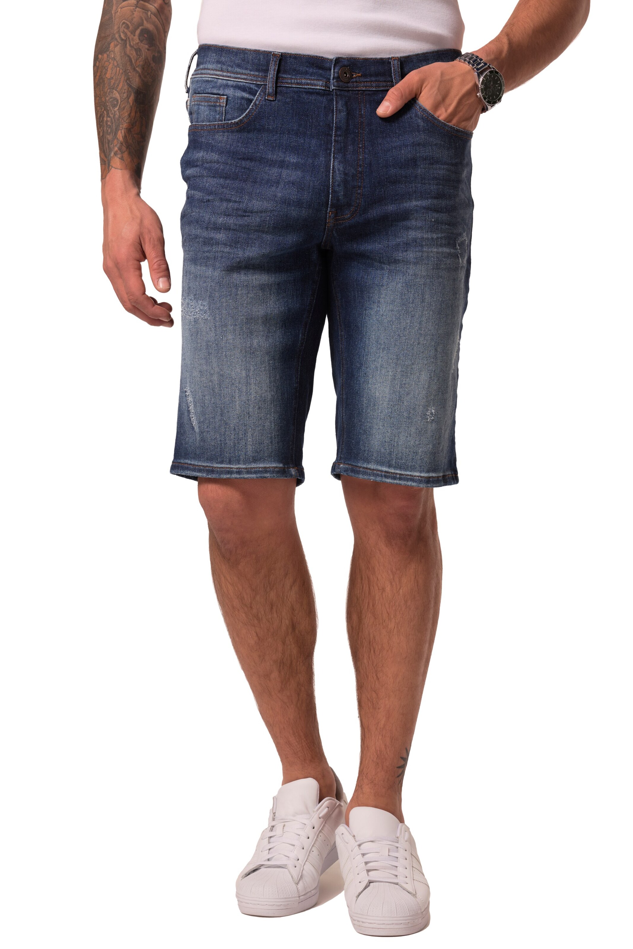 JP1880 Regular Broek in Blauw: voorkant