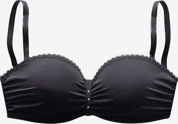 NUANCE Push-up Bra in Black: front