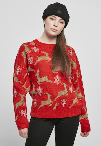 Urban Classics Sweater in Red: front