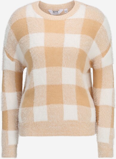 Dorothy Perkins Petite Sweater in Camel / Light beige / White, Item view