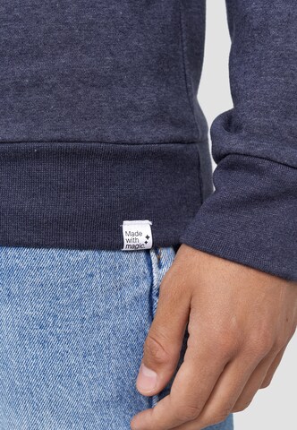 Mikon Crew Neck ' Herz ' in Blau