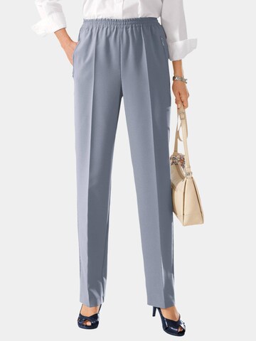 Regular Pantalon 'Louisa' Goldner en gris : devant