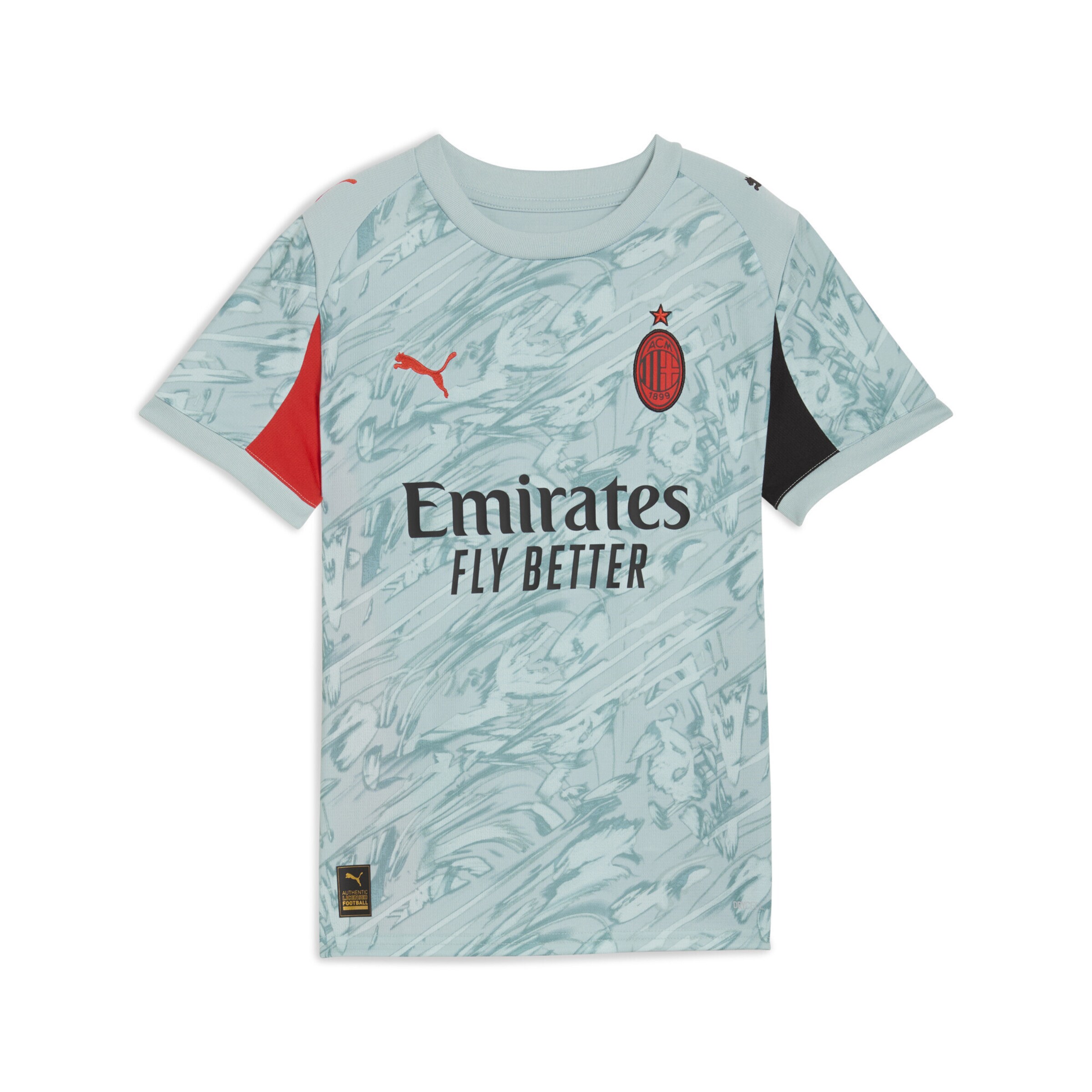 PUMA Functioneel shirt 'AC Milan 25/26' in Groen: voorkant