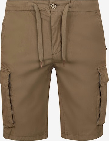 No Excess Regular Trousers in Green: front