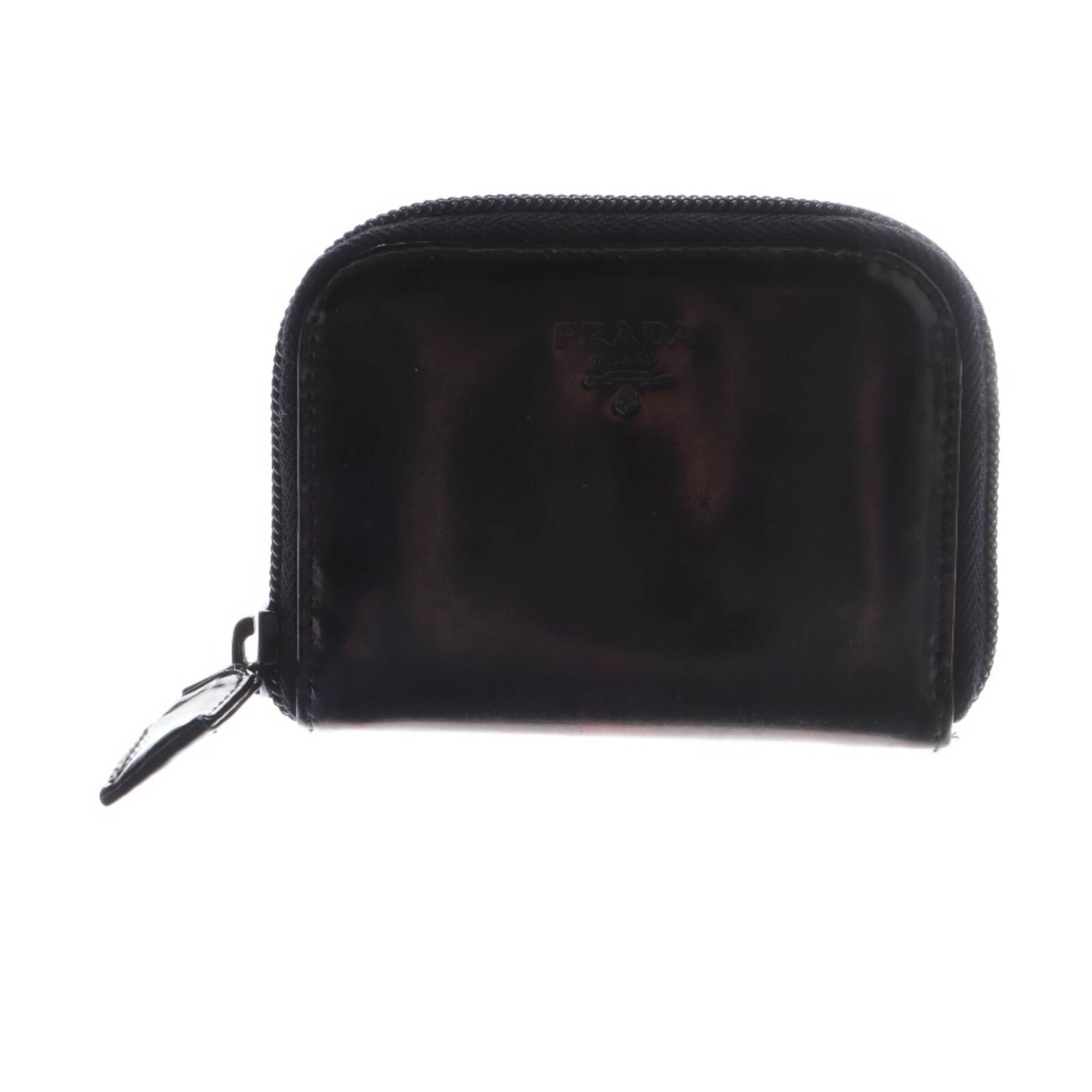 PRADA Geldbörse / Etui One Size in Schwarz: Vorderseite