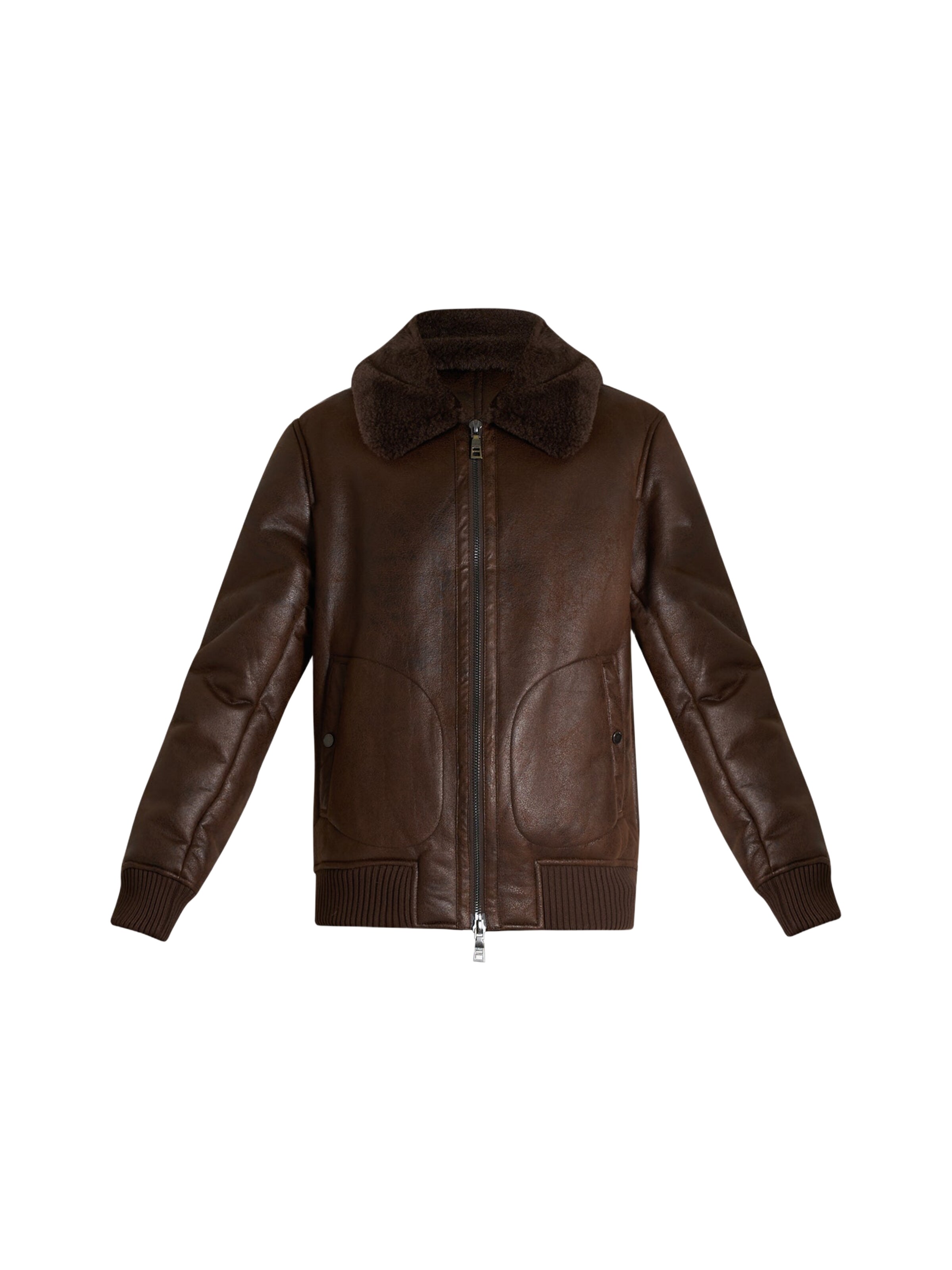 SSEINSE Jacke in Braun: Vorderseite