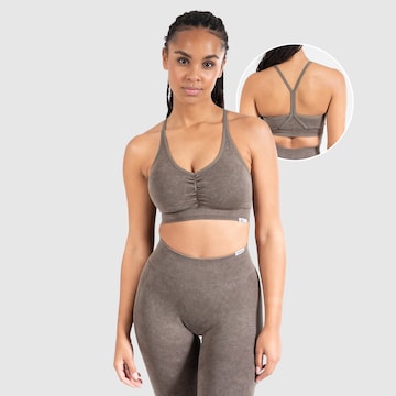 Smilodox Bralette Sports top in Grey: front