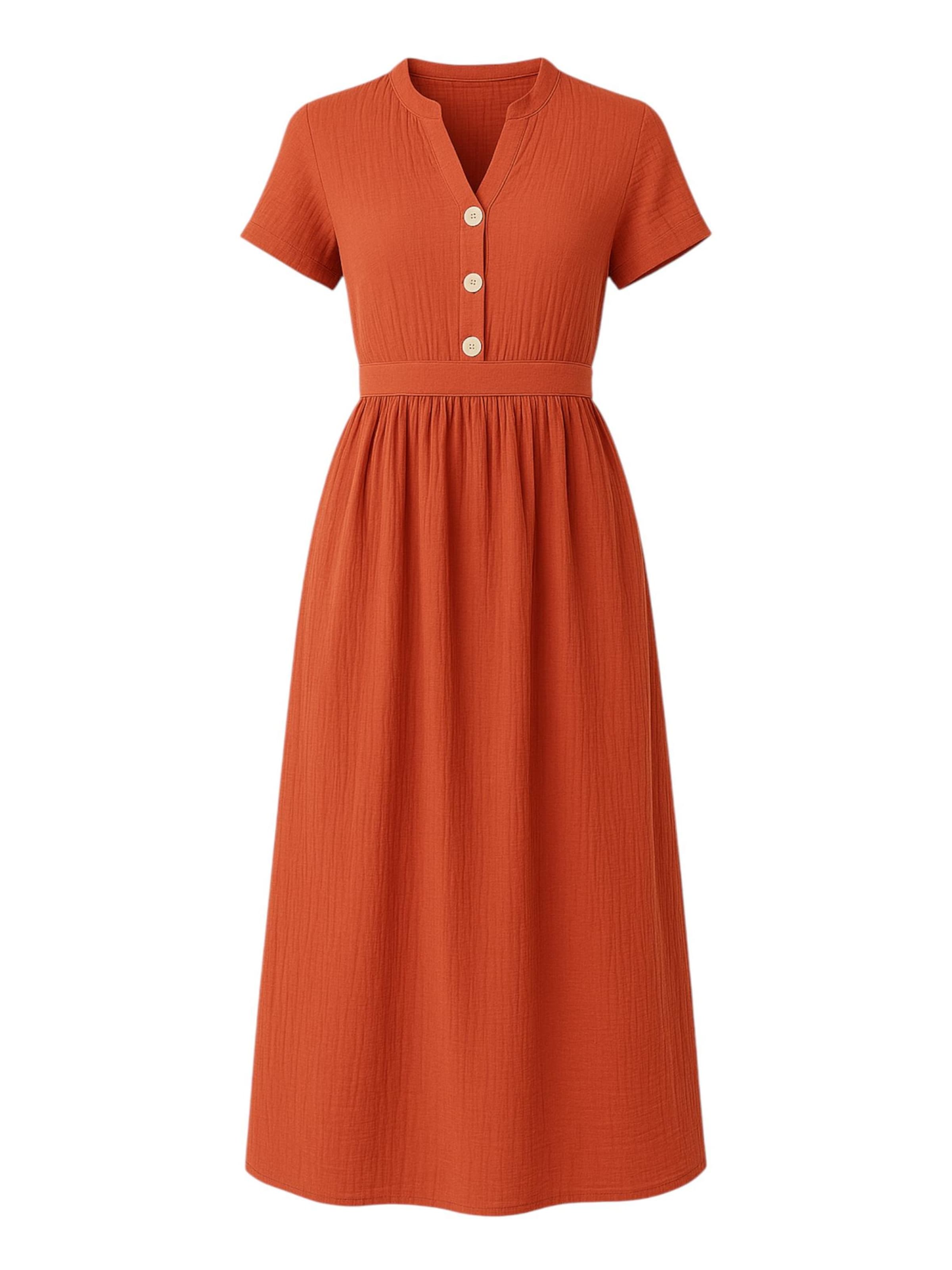 WENOR - Vestido de verano 'MIRA' en rojo: frente