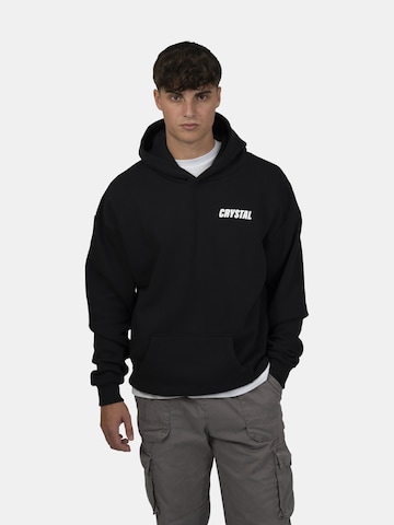 Crystal Paris Sweatshirt 'Champs' in Zwart