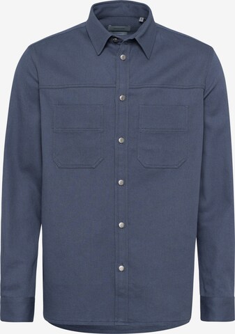 PIERRE CARDIN Regular fit Button Up Shirt 'Kais' in Blue: front