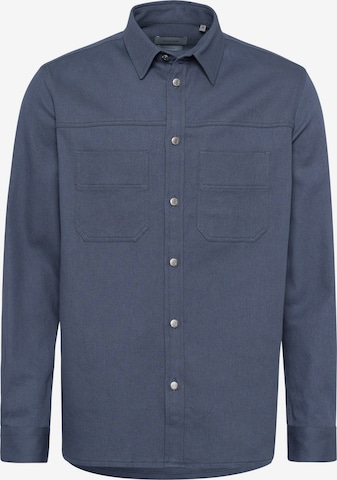 PIERRE CARDIN Regular fit Button Up Shirt 'Kais' in Blue: front