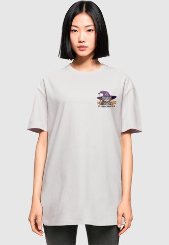 Merchcode T-Shirt 'Halloween - Pumpkin Prowler' in Lila: Vorderseite