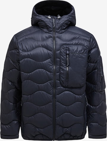 PEAK PERFORMANCE Winter Jacket in Black: front