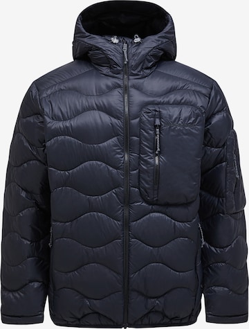 Veste d’hiver PEAK PERFORMANCE en noir : devant