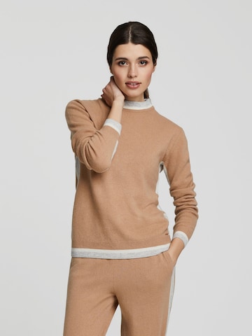 Marc & André Sweater 'TINDED AVENUES' in Beige: front