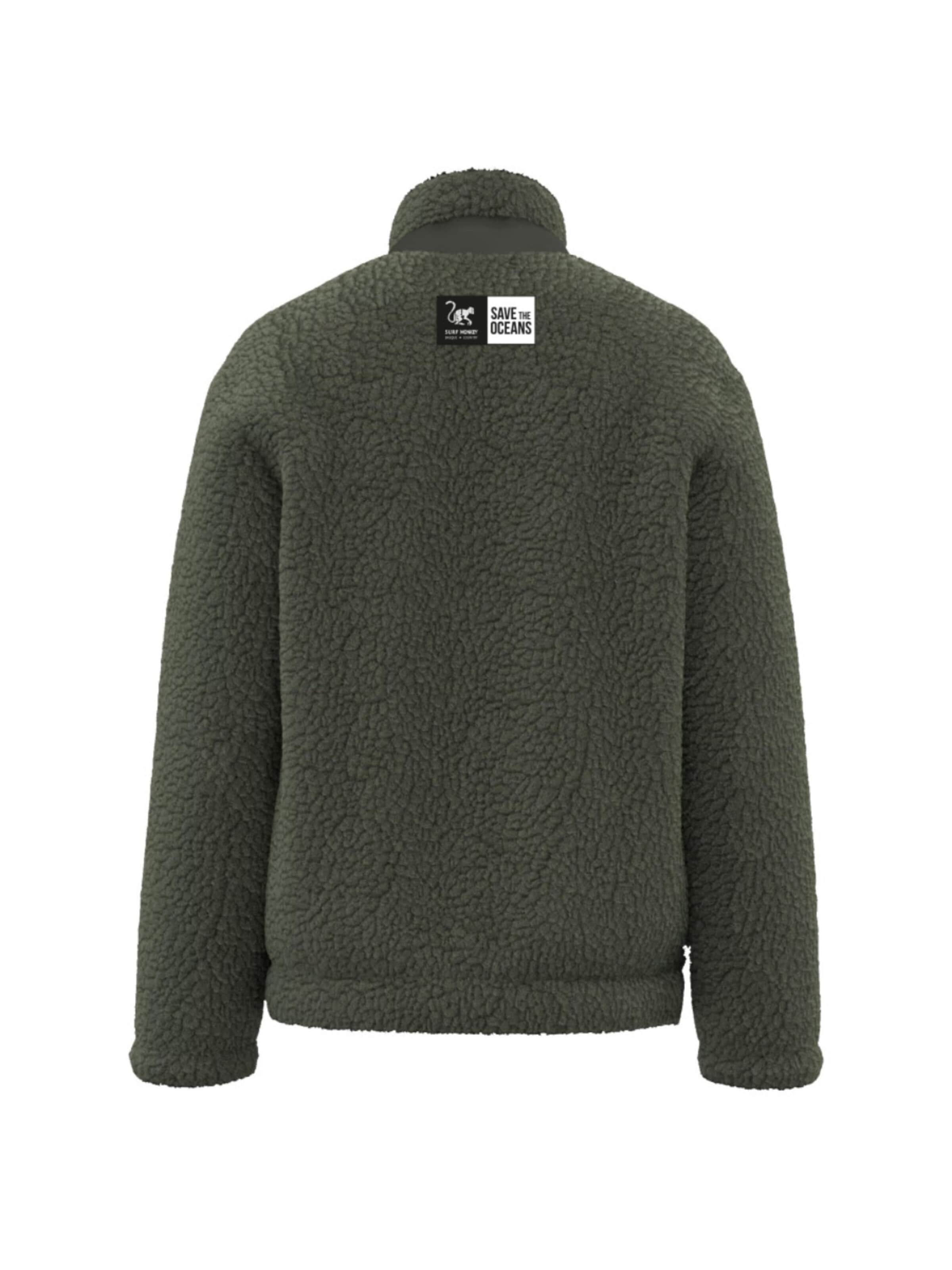 Surf Monkey - Casaco de velo em verde