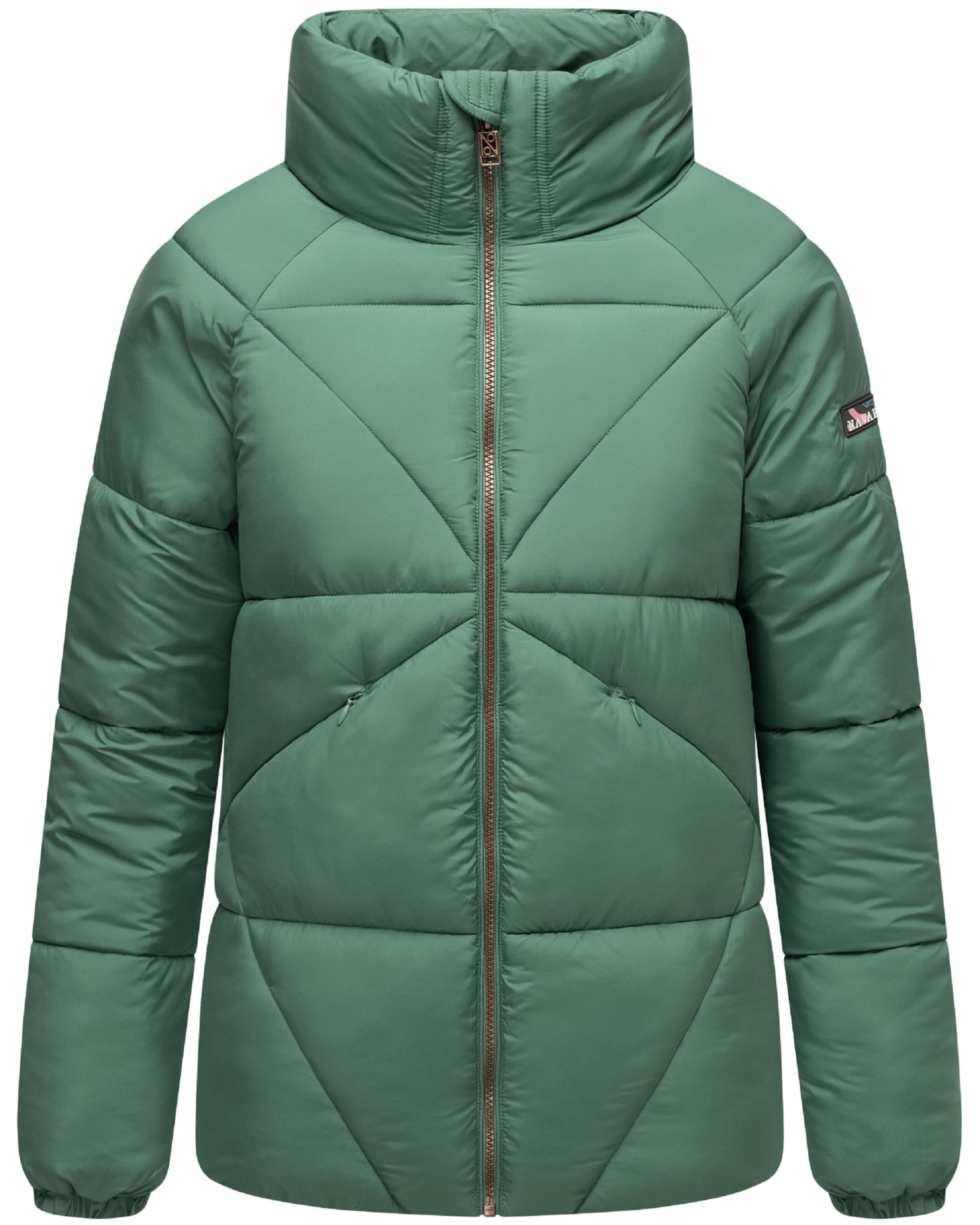 NAVAHOO Zimná bunda 'Schokolina' - Zelená