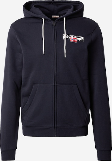 NAPAPIJRI Gornji dio trenirke 'B-Almer' u crvena / crna / bijela, Pregled proizvoda