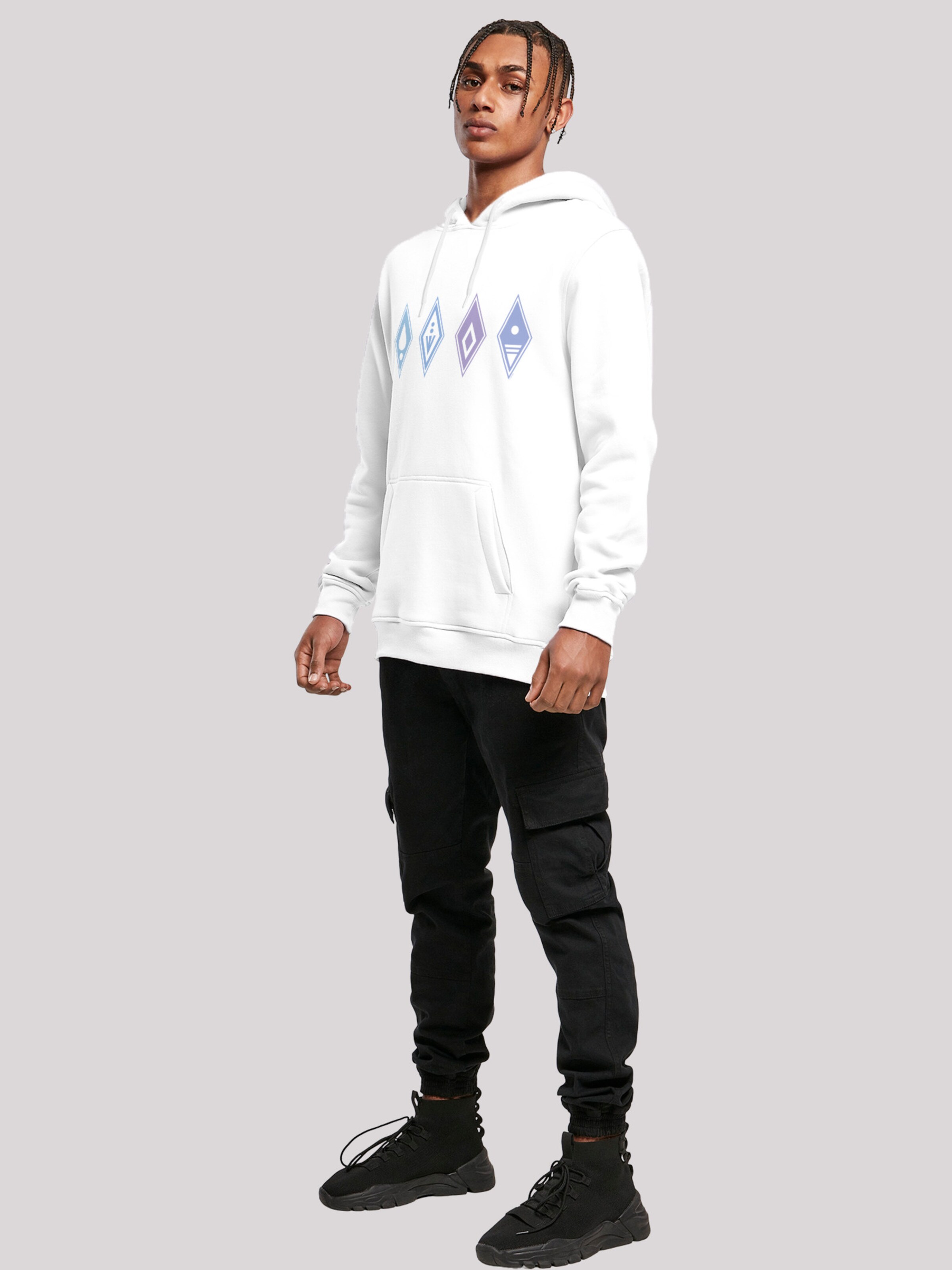 F4NT4STIC Sweatshirt 'Disney Frozen 2 Symbols' in White | ABOUT YOU