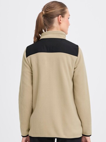 Oxmo Fleece jas 'Nete' in Beige