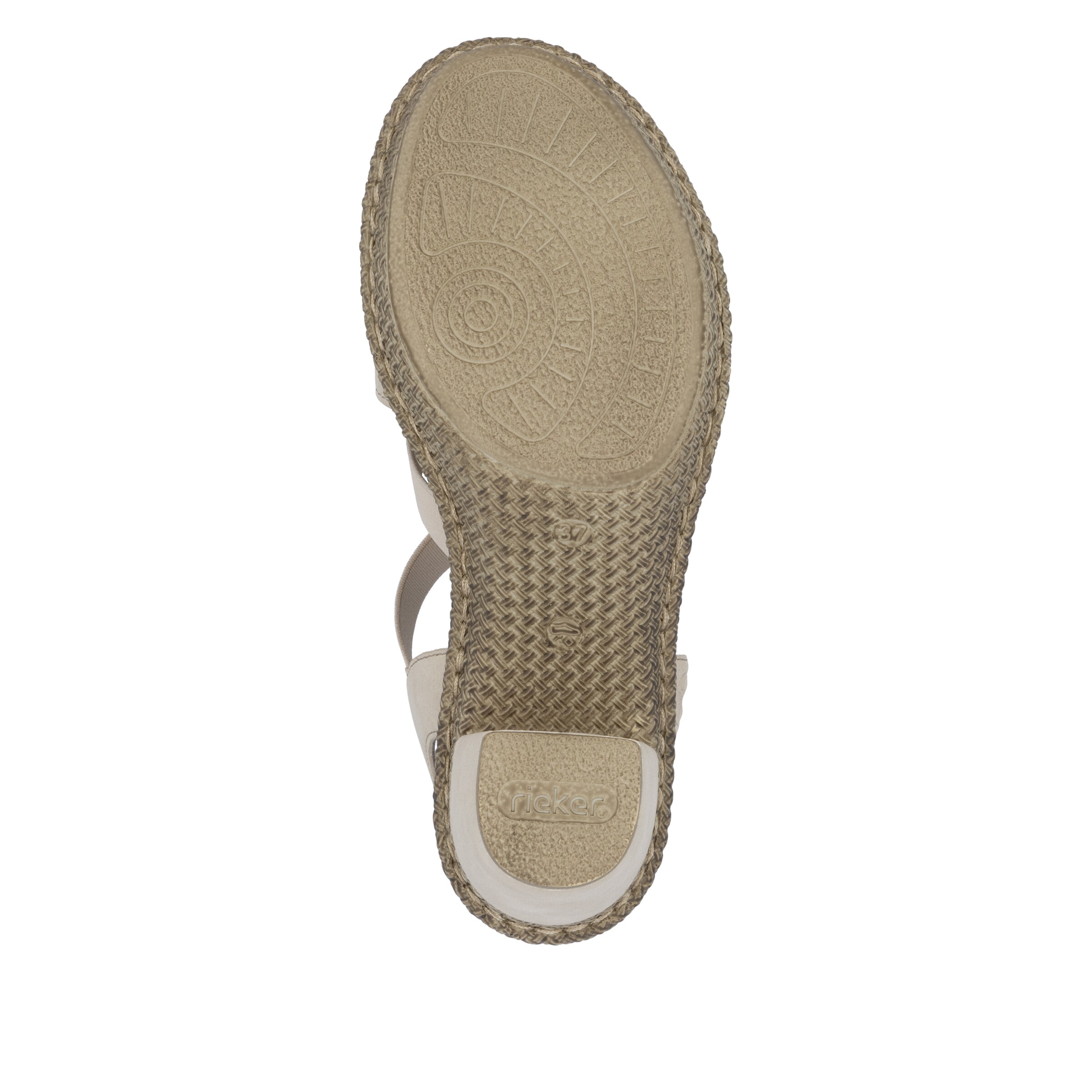 Rieker Strap Sandals in Beige