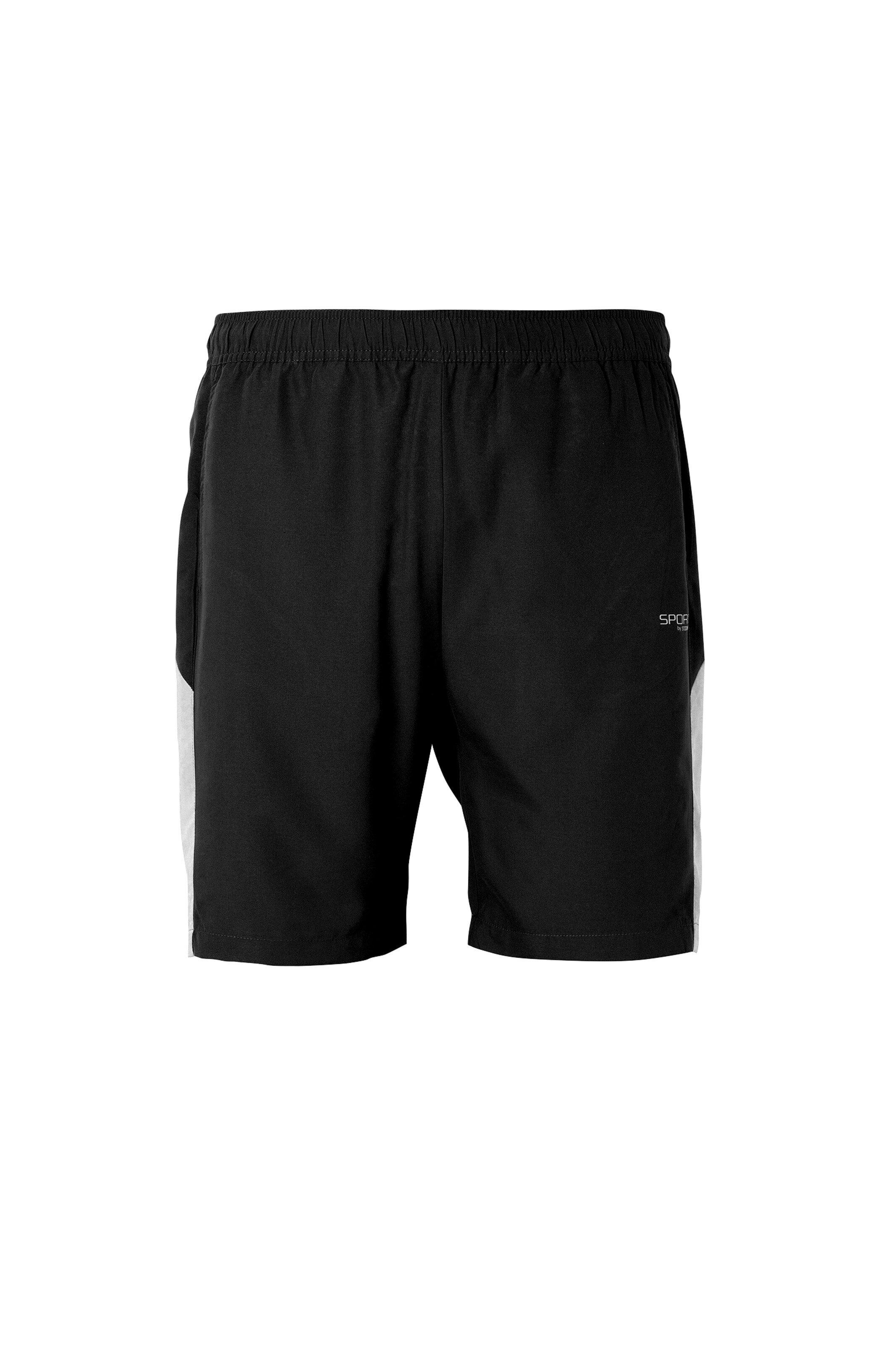 Stooker Men Sportbadeshorts 'Steve' in Schwarz: Vorderseite