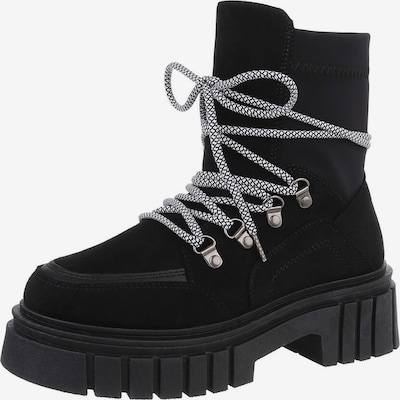 Ital-Design Schnürstiefel in schwarz, Produktansicht