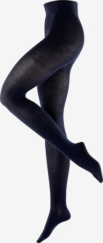 BURLINGTON Tights 'Rib Couture' in Blue: front