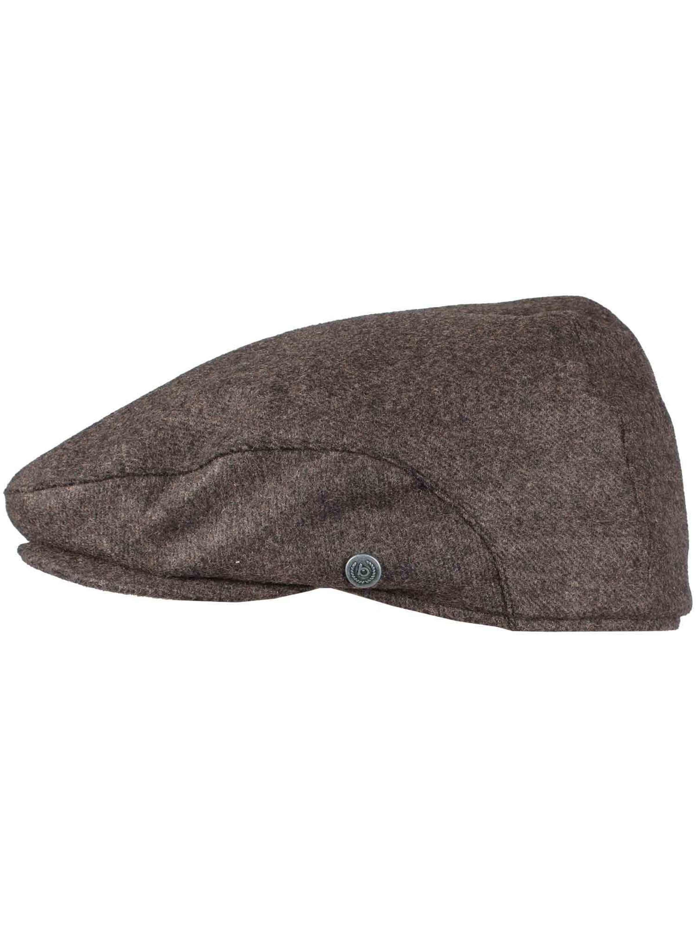 bugatti Flatcap in Braun: Vorderseite