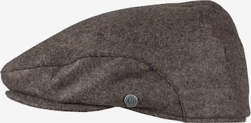 bugatti Flatcap in Braun: Vorderseite