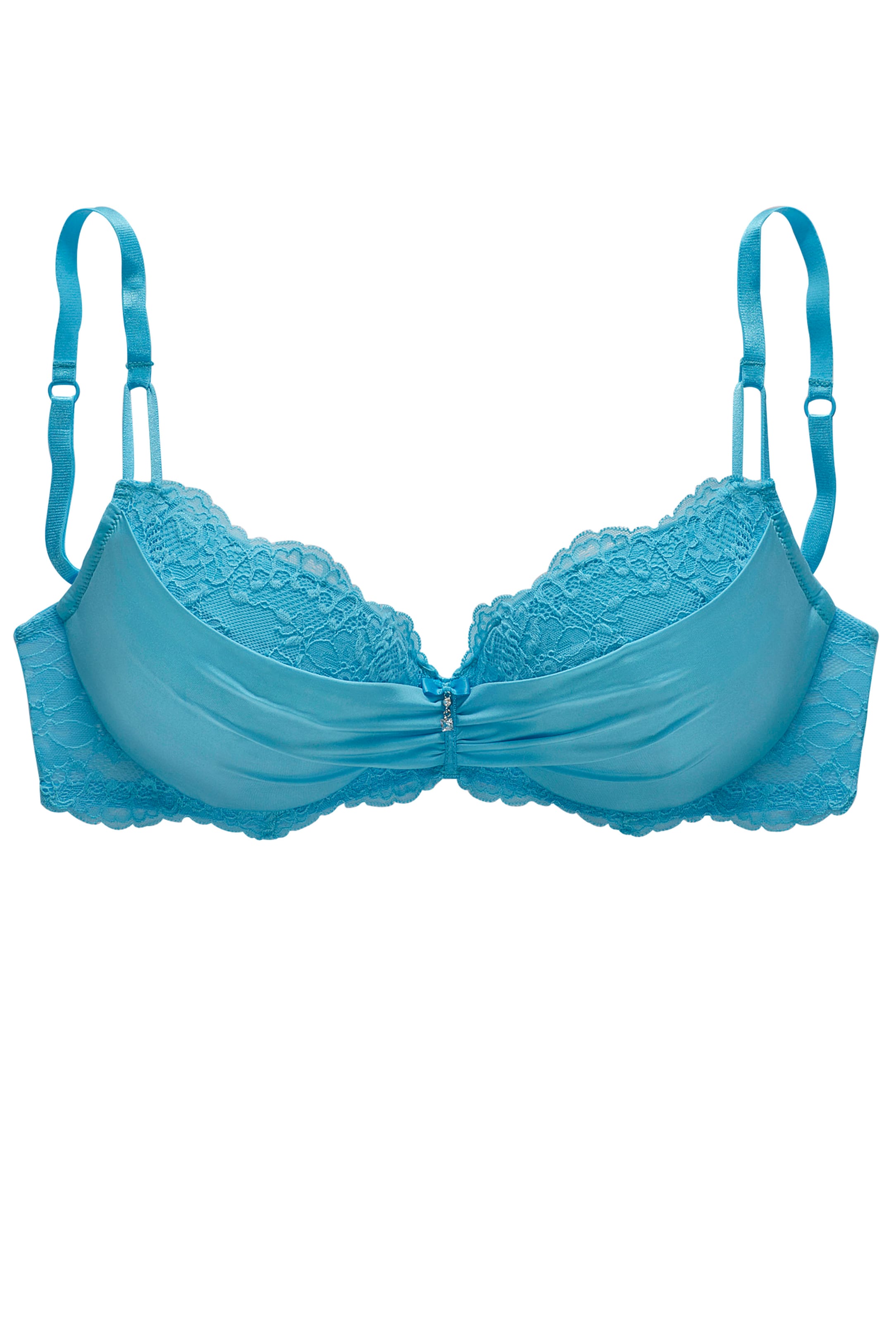 VIVANCE Push-up BH in Blauw: voorkant