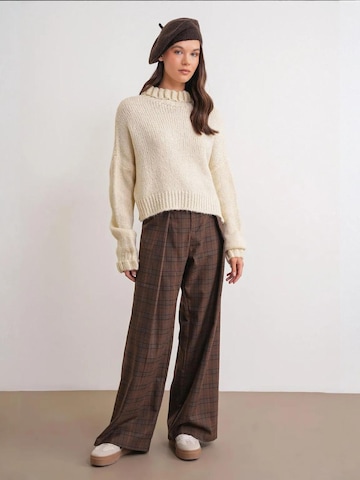 MixRay - Pullover 'Pullover' em bege: frente