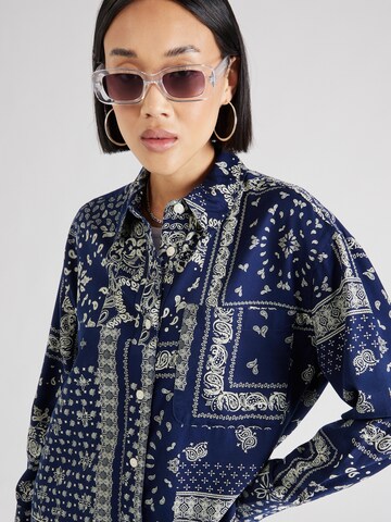 River Island Blouse in Blauw