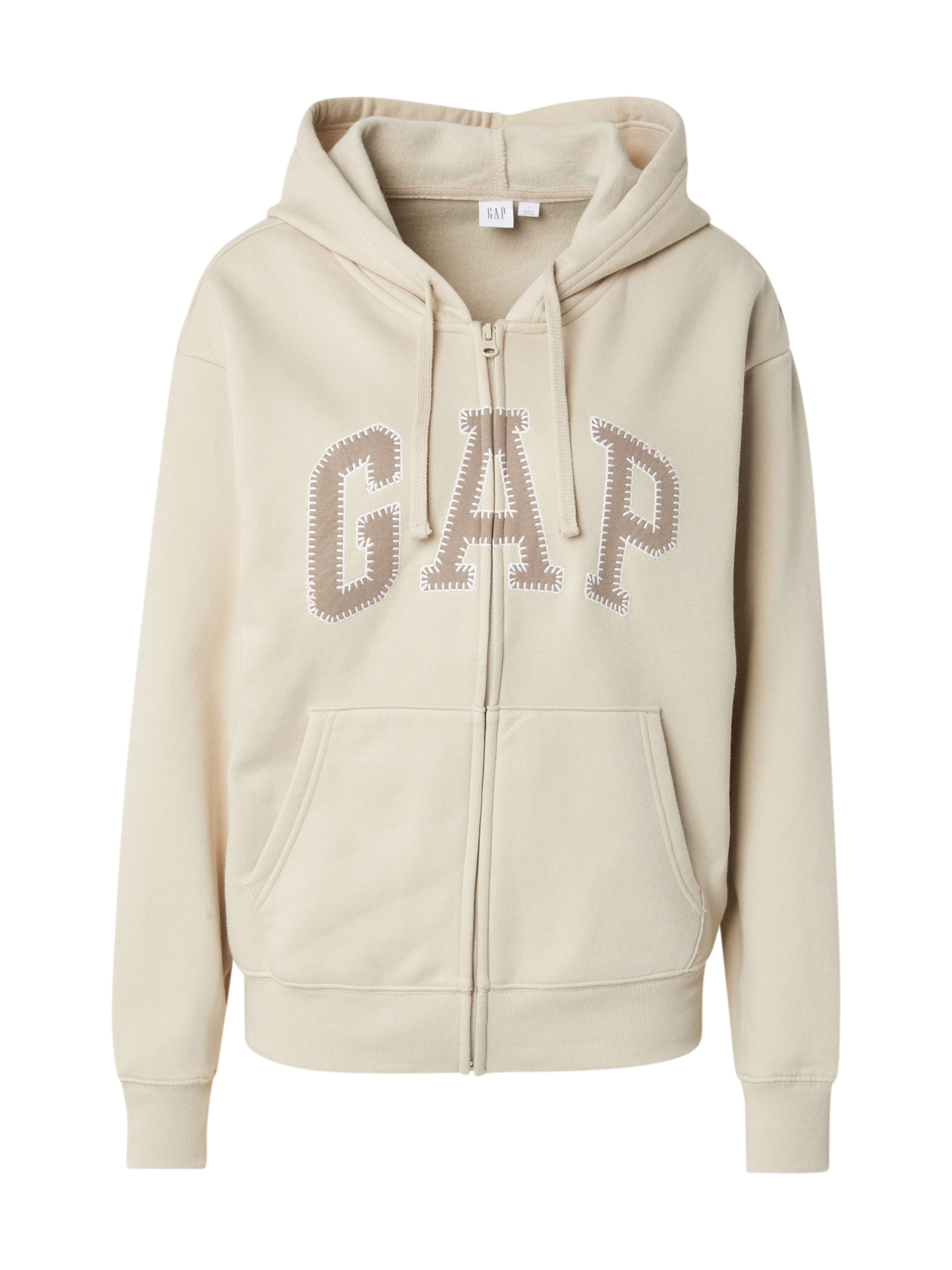 smėlio GAP Džemperis 'Heritage': priekis