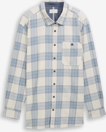Coupe regular Chemise TOM TAILOR Men + en bleu : devant