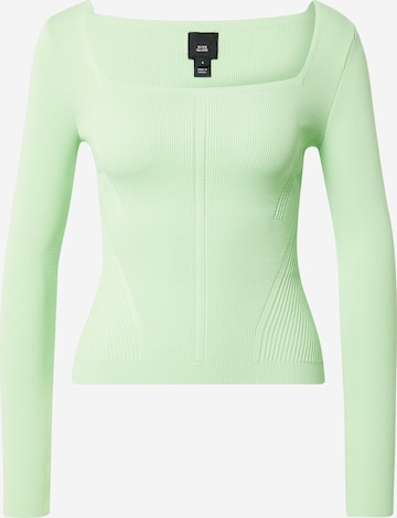 River Island Sweater in Green: front