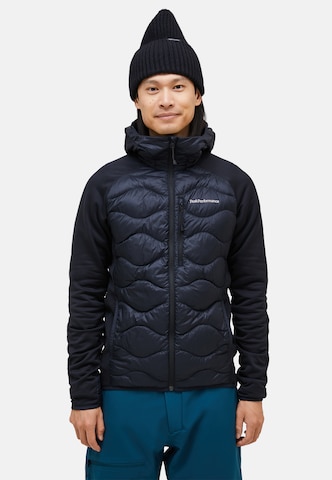 PEAK PERFORMANCE Sportjas in Zwart: voorkant
