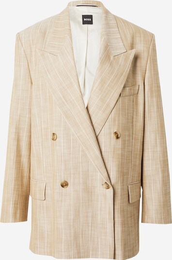 BOSS Blazers 'Jusk' in de kleur Beige gemêleerd / Wit, Productweergave