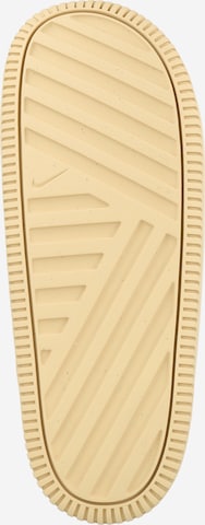 Saboți 'CALM SLIDE' de la Nike Sportswear pe bej