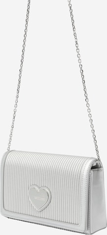 Love Moschino Clutch in Silver: front
