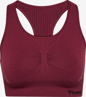 Hummel Sports Bra in Purple: front