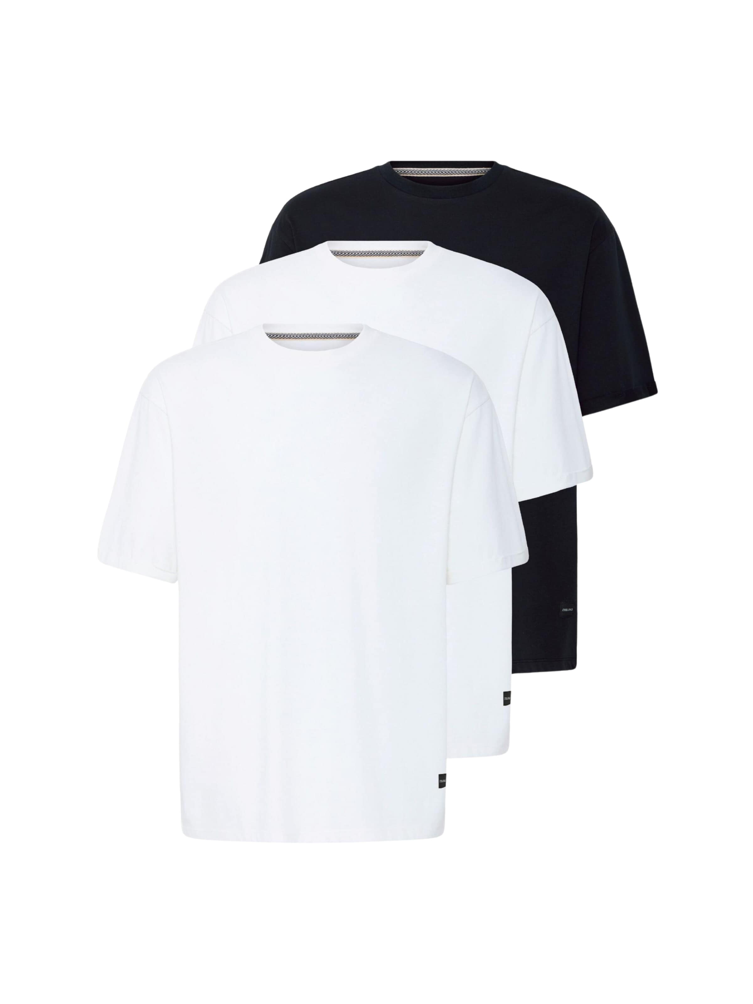 BLEND Shirt ' BHKriso 3 Pack ' in Zwart: voorkant