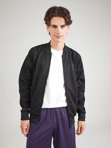 ADIDAS ORIGINALS Sweatvest 'Adicolor Classics' in Zwart: voorkant