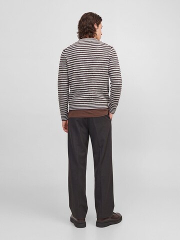 JACK & JONES Sweater in Brown