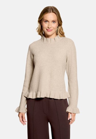 Cartoon Trui in Beige: voorkant