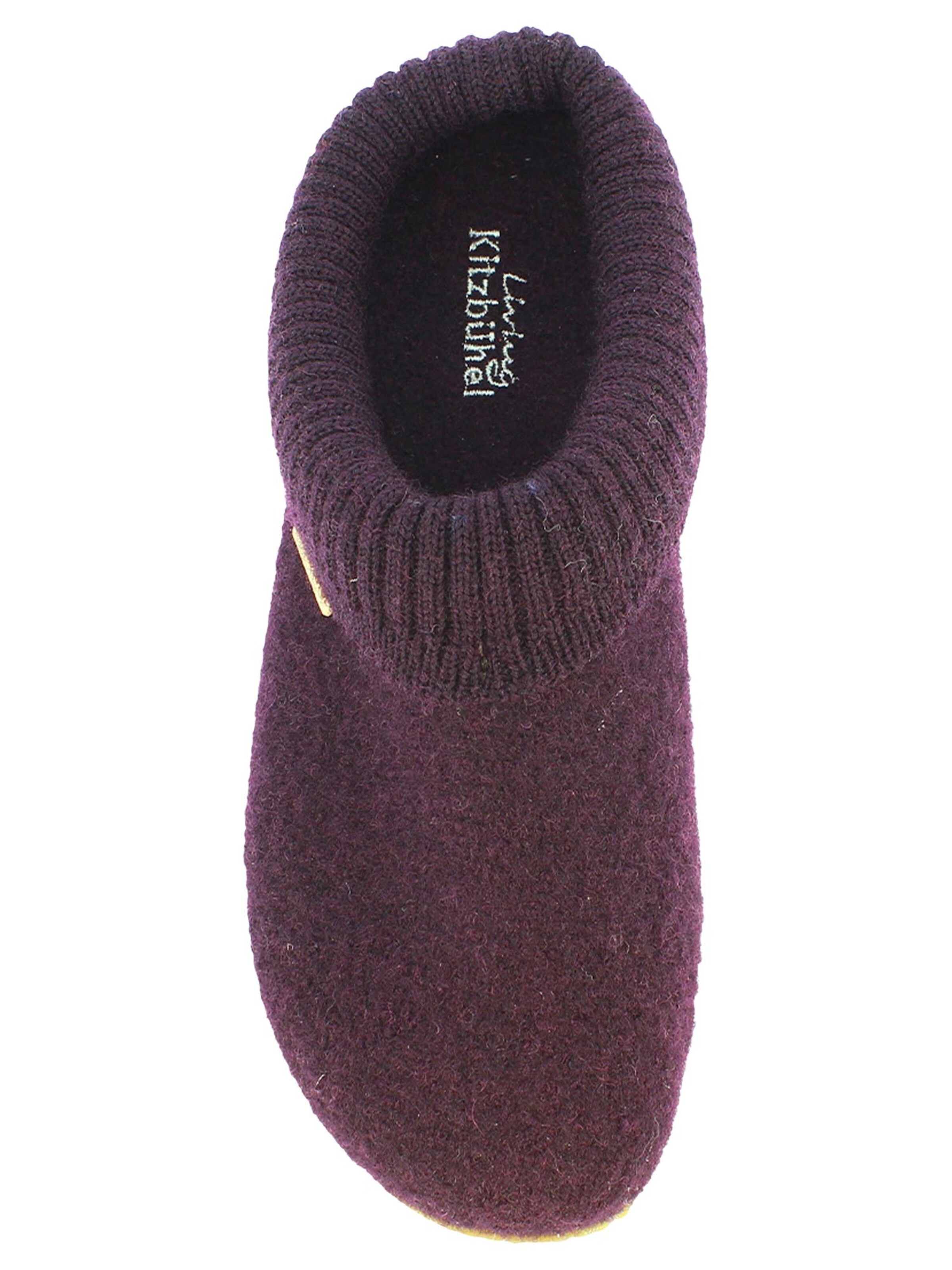 Living Kitzbühel Slippers 'Schurwolle' in Purple