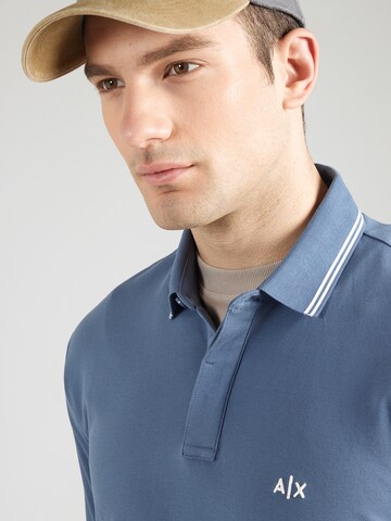ARMANI EXCHANGE Poloshirt in Blau