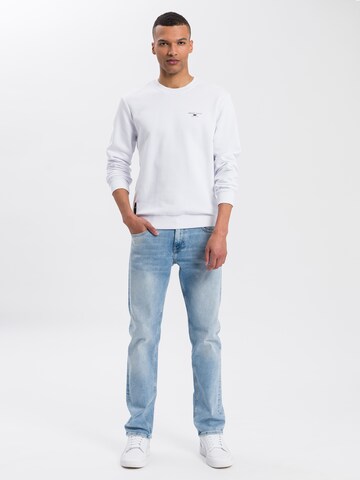 Cross Jeans Sweatshirt '25313' in Weiß