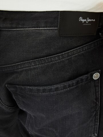 Pepe Jeans Regular Jeans 'CALLEN CROP' in Schwarz