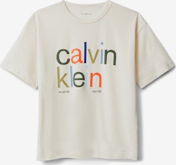 Calvin Klein Jeans - Camisola em bege: frente